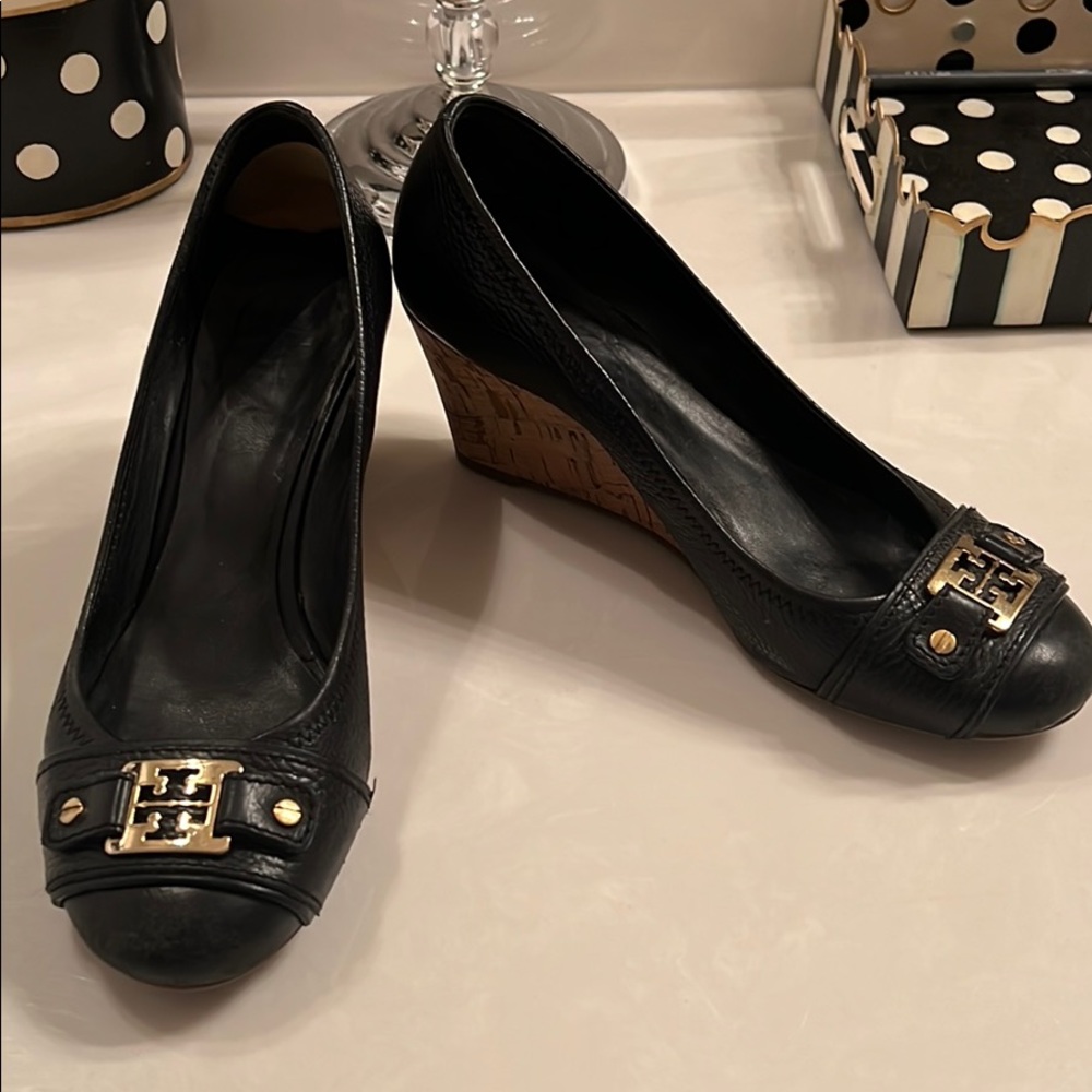 Tory Burch Cork Wedges